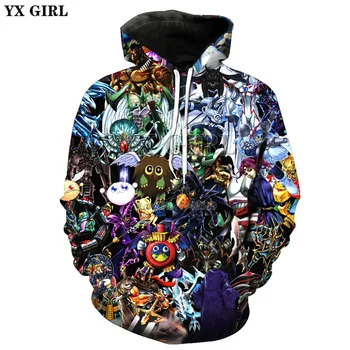 YX GIRL 2019 New 3d Fashion Men Hoodie Cartoon Duel Monsters Elf Funny patterns Printed Men Women Casual hoodies Sweatshirt
YX GIRL 2019 New 3d Fashion Men Hoodie Cartoon Duel Monsters Elf Funny patterns Printed Men Women Casual hoodies Sweatshirt