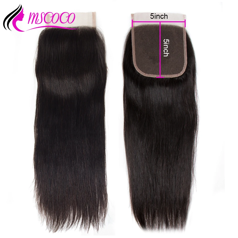 Mscoco Human Hair 5x5 Straight Lace Closure Free Part Peruvian Hair Closure Bleached Knots With Baby Swiss Lace 10-20" Remy Hair
Mscoco Human Hair 5x5 Straight Lace Closure Free Part Peruvian Hair Closure Bleached Knots With Baby Swiss Lace 10-20" Remy Hair