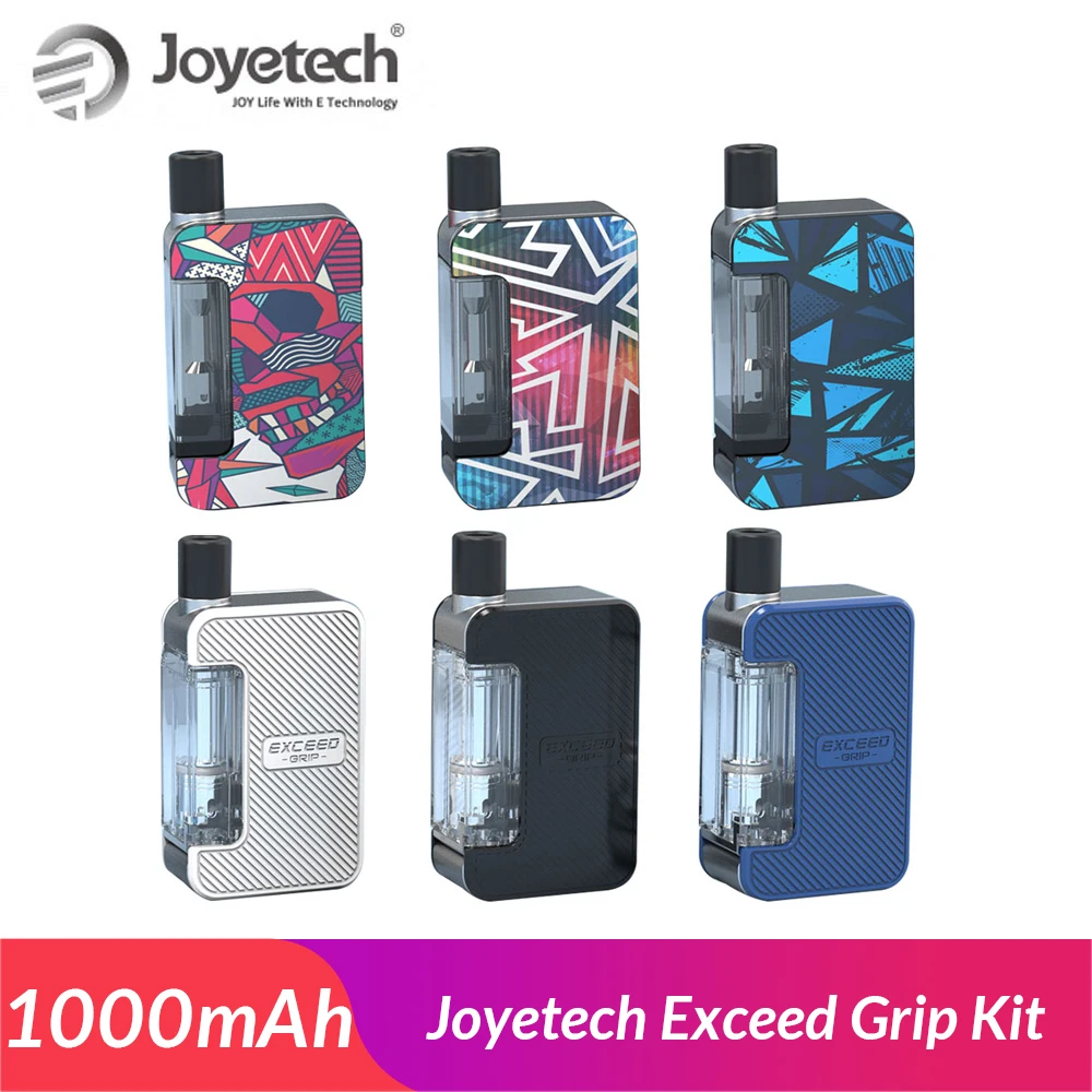 Original Joyetech Exceed Grip Kit with Built in 1000mAh +EX-M 0.4ohm Head Pod System vape kit VS Drag Nano Electronic Cigarette
Original Joyetech Exceed Grip Kit with Built in 1000mAh +EX-M 0.4ohm Head Pod System vape kit VS Drag Nano Electronic Cigarette