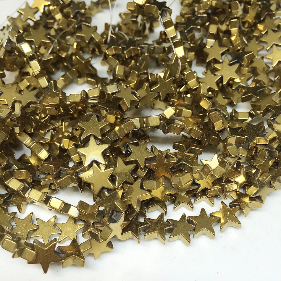 Gold-color hematite star shape stone 6mm 8mm 10mm high quality Iron ore loose beads diy classical jewelry making 15 inch B200
Gold-color hematite star shape stone 6mm 8mm 10mm high quality Iron ore loose beads diy classical jewelry making 15 inch B200