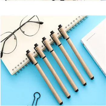 2 pcs/lot Kraft paper shell Student Stationery Writing Pen Simple 0.5mm Tip Writing Fluently Strong Quality
2 pcs/lot Kraft paper shell Student Stationery Writing Pen Simple 0.5mm Tip Writing Fluently Strong Quality