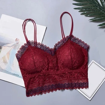 Women Tanks Vest Spaghetti Strap Crop Top Femme Lace Floral Harness Hollow Camisole Bra Blouses Summer Female Slim Fit Tank
Women Tanks Vest Spaghetti Strap Crop Top Femme Lace Floral Harness Hollow Camisole Bra Blouses Summer Female Slim Fit Tank