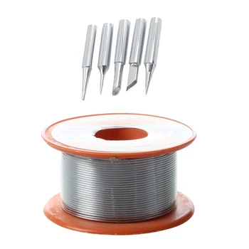 Tin Lead Solder Core Flux Soldering Welding Solder Wire Spool Reel 0.8mm 63/37 & P36 Soldering Station Conical Bevel 60W Solde
Tin Lead Solder Core Flux Soldering Welding Solder Wire Spool Reel 0.8mm 63/37 & P36 Soldering Station Conical Bevel 60W Solde