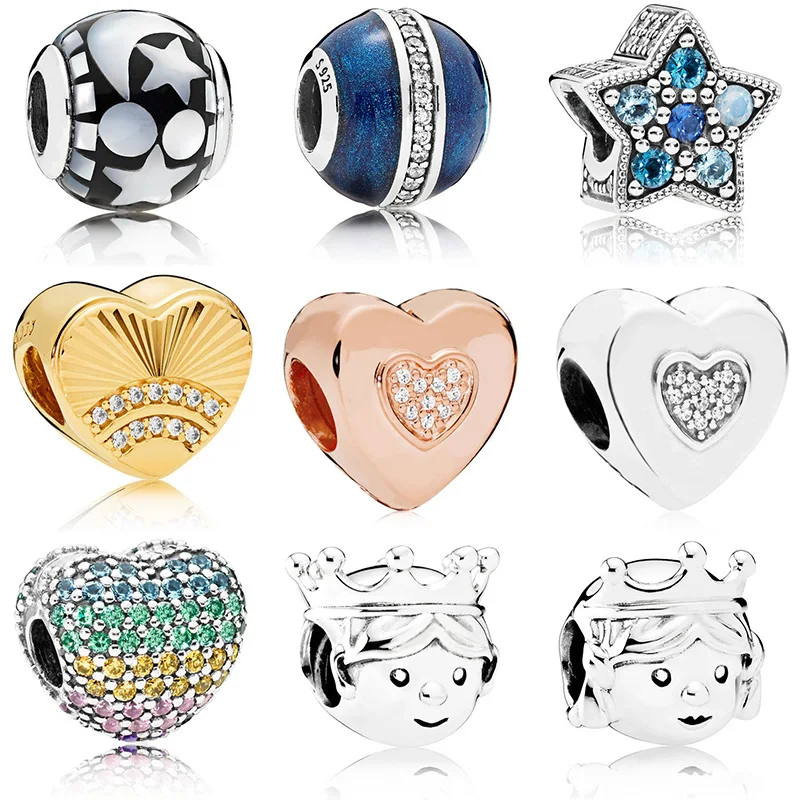 Silver Plated Bead With Star Love Heart King Crystal for Diy Women Pandora Charms Bracelets & Bangles
Silver Plated Bead With Star Love Heart King Crystal for Diy Women Pandora Charms Bracelets & Bangles