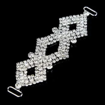 30 Pcs 12.3x3.8cm Bikini Swimwear Connectors Shinny Metal Chain Crystal Rhinestone Buckle For Swimwear Silver
30 Pcs 12.3x3.8cm Bikini Swimwear Connectors Shinny Metal Chain Crystal Rhinestone Buckle For Swimwear Silver