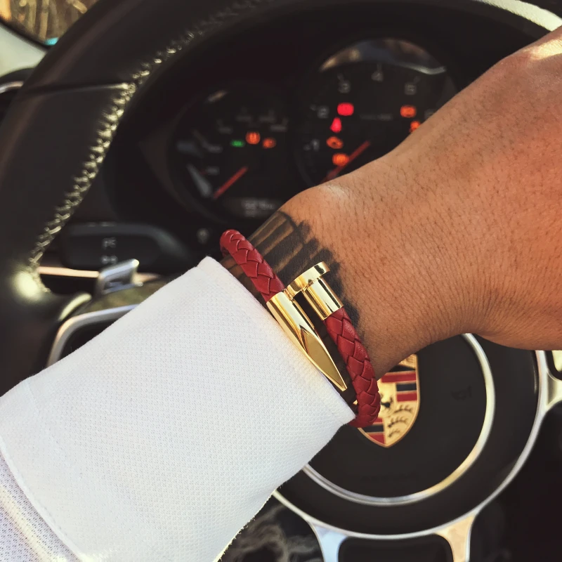 Nail bracelet Men/charm/leather/stainless steel/luxury/men bracelet charm gold nail handmade men jewelry gold bracelets&bangle
Nail bracelet Men/charm/leather/stainless steel/luxury/men bracelet charm gold nail handmade men jewelry gold bracelets&bangle