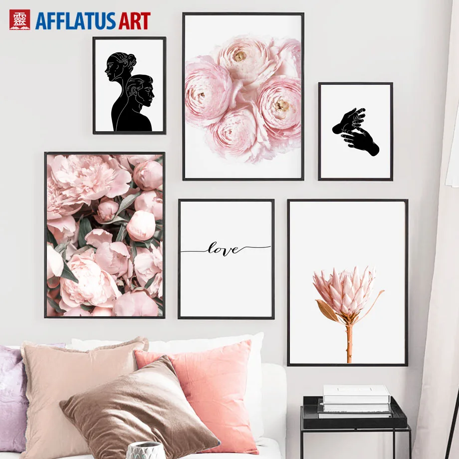 Pink Peony Chrysanthemum Abstract Figure Wall Art Canvas Painting Nordic Posters And Prints Wall Pictures For Living Room Decor
Pink Peony Chrysanthemum Abstract Figure Wall Art Canvas Painting Nordic Posters And Prints Wall Pictures For Living Room Decor