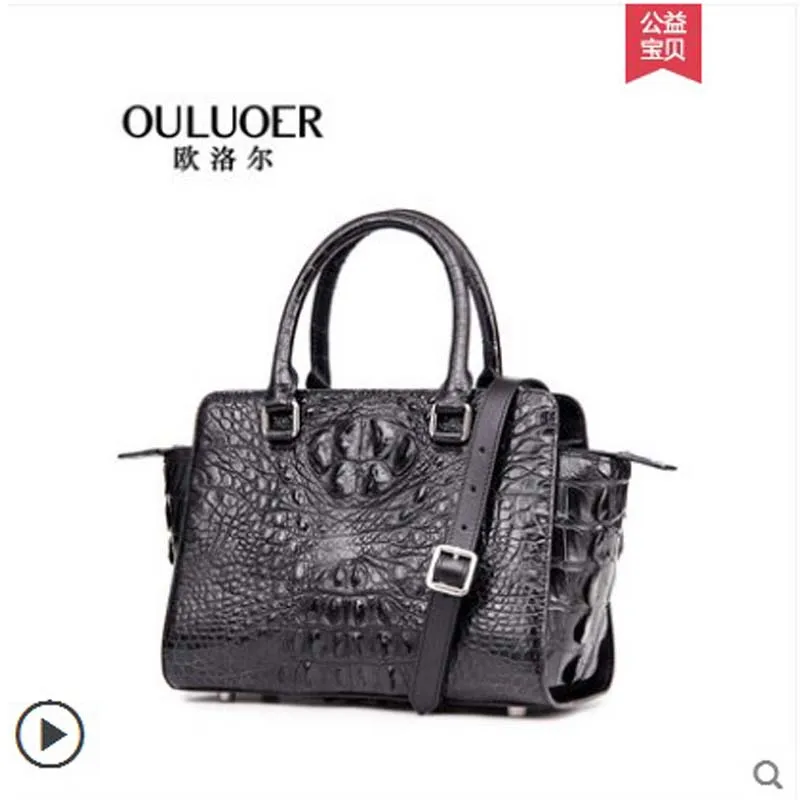 ouluoer Thai crocodile leather handbag for lady casual cross shoulder bag fashion wing bag women handbag
ouluoer Thai crocodile leather handbag for lady casual cross shoulder bag fashion wing bag women handbag