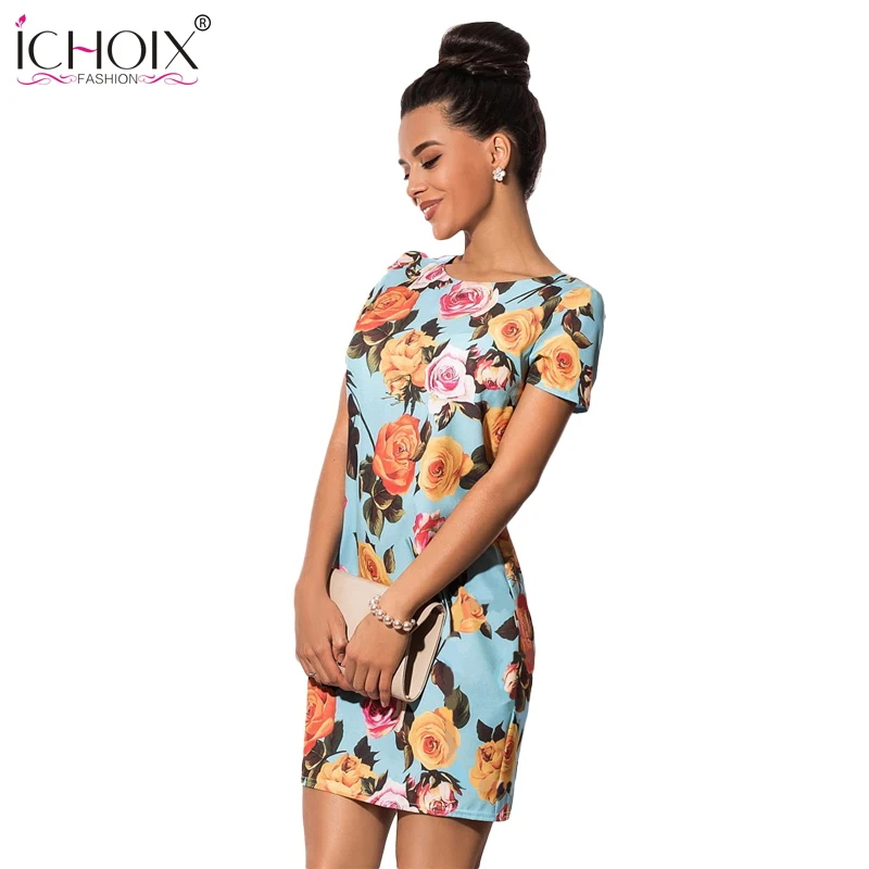 Elegant Floral Print Dress Casual Women Dresses Plus Sizes NEW 2019 Women Clothing Summer O-neck Bodycon Short Dress Fashion
Elegant Floral Print Dress Casual Women Dresses Plus Sizes NEW 2019 Women Clothing Summer O-neck Bodycon Short Dress Fashion