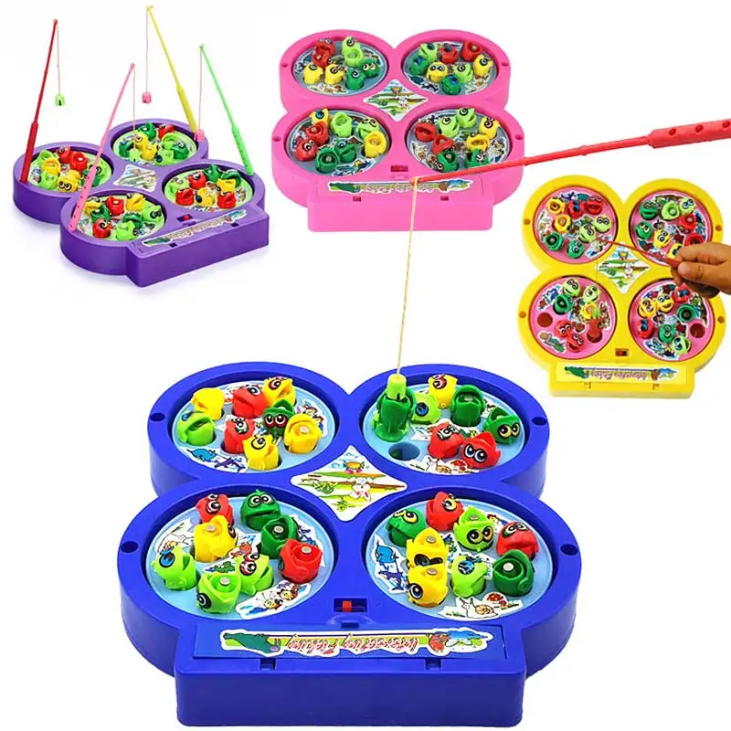 Fishing Dish Electric Rotation Singing Toy Brain Exercise Hand-eye Coordination Cultivate Gifts for Kids Boys Girls YJS Drops
Fishing Dish Electric Rotation Singing Toy Brain Exercise Hand-eye Coordination Cultivate Gifts for Kids Boys Girls YJS Drops