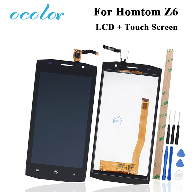 ocolor For HOMTOM ZOJI Z6 LCD Display and Touch Screen 4.7" Assembly Replacement With Tools+Adhesive For HOMTOM Z6 Accessories
ocolor For HOMTOM ZOJI Z6 LCD Display and Touch Screen 4.7" Assembly Replacement With Tools+Adhesive For HOMTOM Z6 Accessories