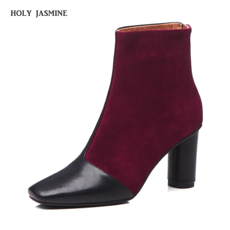 Fashion Shoes 2019 New Spring/Autumn Women Shoes Thigh High Boots Ankle Boots Genuine Leather Square Toe Botas Mujer Invierno
Fashion Shoes 2019 New Spring/Autumn Women Shoes Thigh High Boots Ankle Boots Genuine Leather Square Toe Botas Mujer Invierno