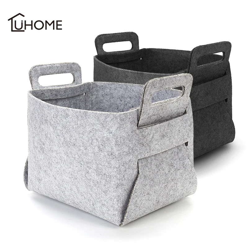Large Felt Storage Baskets Foldable Organizer Baby Kids Child Clothes Barrel Toys Candy Gadgets Holder Laundry Hamper Bag
Large Felt Storage Baskets Foldable Organizer Baby Kids Child Clothes Barrel Toys Candy Gadgets Holder Laundry Hamper Bag