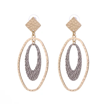 EUEAVAN 5 Pairs Double Oval Shape Geometric Drop Dangle Earrings Women's Statement Jewelry For Wedding Prom Pageant Party 
EUEAVAN 5 Pairs Double Oval Shape Geometric Drop Dangle Earrings Women's Statement Jewelry For Wedding Prom Pageant Party