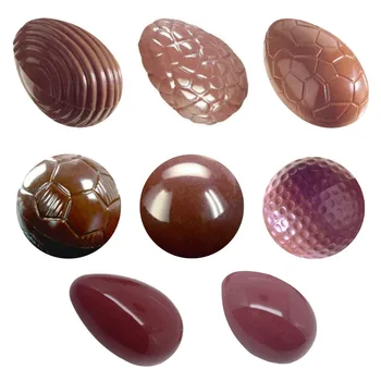 3D Egg Ball shape Easter Polycarbonate Chocolate Mold DIY baking confectionery tools Sweet Candy Pudding Jelly Mould
3D Egg Ball shape Easter Polycarbonate Chocolate Mold DIY baking confectionery tools Sweet Candy Pudding Jelly Mould