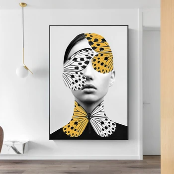 SURELIFE Abstract Creative Butterfly Women Wall Art Prints Poster Canvas Paintings Pictures for Living Room Home Decorative
SURELIFE Abstract Creative Butterfly Women Wall Art Prints Poster Canvas Paintings Pictures for Living Room Home Decorative