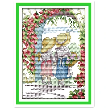 The Door Of The Rose Patterns Counted Cross Stitch 11 14CT Cross Stitch Sets Cross-stitch Kits Embroidery Needlework Home Decor
The Door Of The Rose Patterns Counted Cross Stitch 11 14CT Cross Stitch Sets Cross-stitch Kits Embroidery Needlework Home Decor