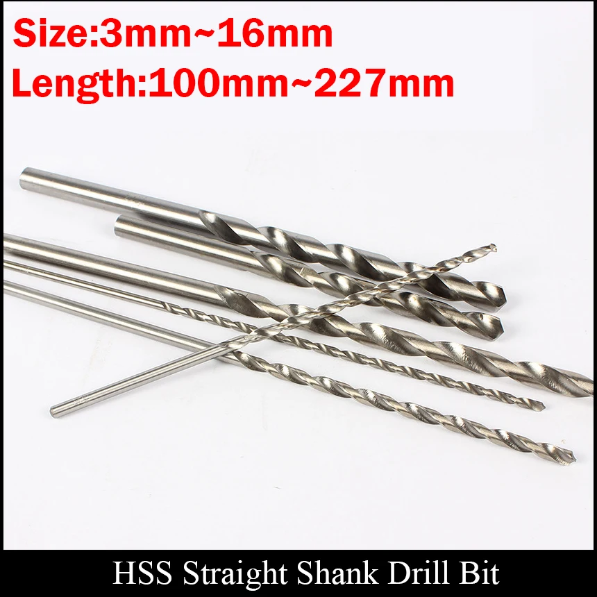 1Pc 5.1mm 5.2mm 5.3mm 5.4mm 5.5mm 132mm Extra Long Plastic Metal Wood Brass High Speed Steel HSS Straight Shank Twist Drill Bit
1Pc 5.1mm 5.2mm 5.3mm 5.4mm 5.5mm 132mm Extra Long Plastic Metal Wood Brass High Speed Steel HSS Straight Shank Twist Drill Bit