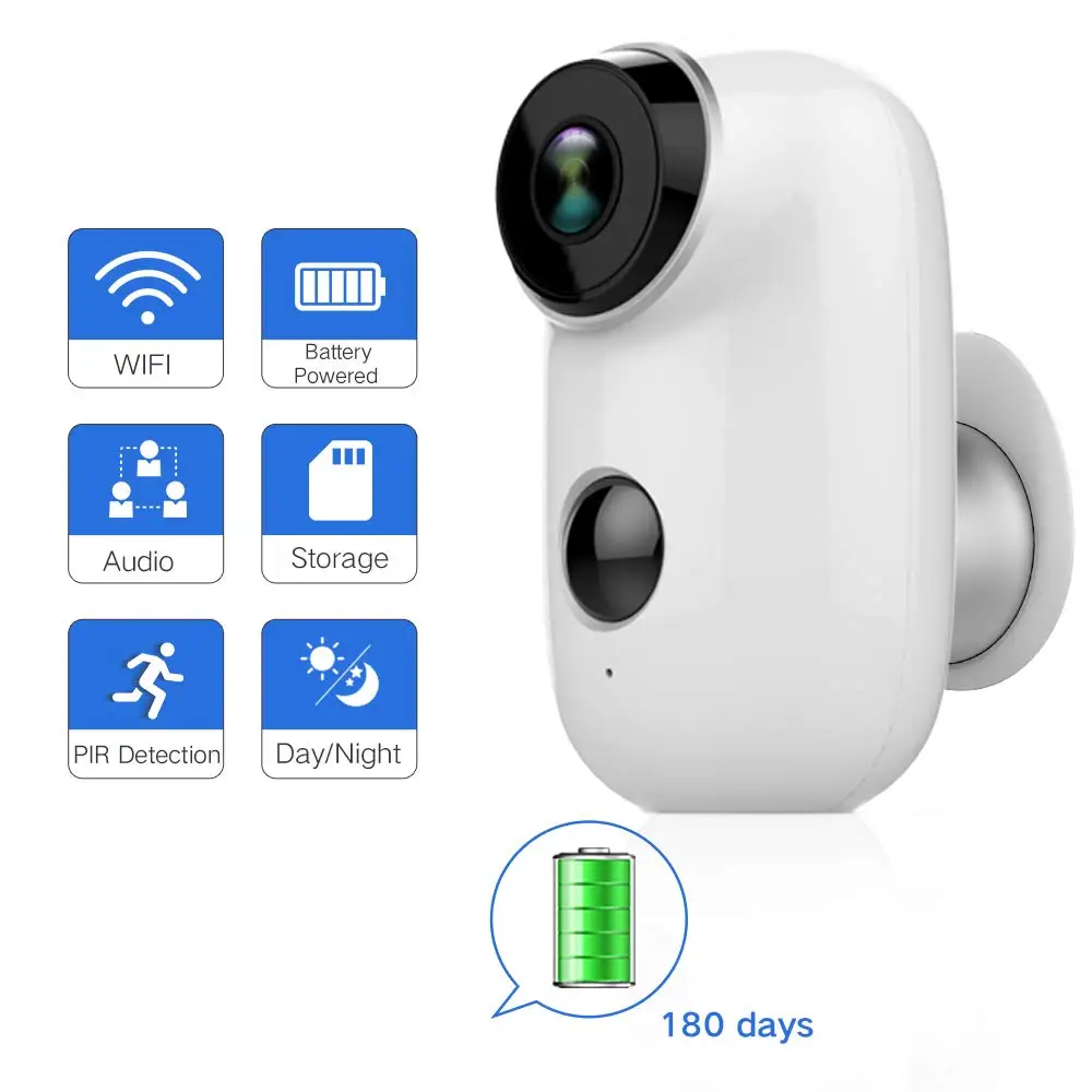 Security Camera,Wireless Rechargeable Battery Powered Surveillance System,WIFI IP Hd Cctv Video House Monitor
Security Camera,Wireless Rechargeable Battery Powered Surveillance System,WIFI IP Hd Cctv Video House Monitor