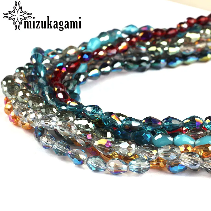 67pcs/pack 6*8mm Water Drop Glass Crystal Beads Teardrop Austrian Beads Charms For DIY Necklace Earrings Bracelet Accessories
67pcs/pack 6*8mm Water Drop Glass Crystal Beads Teardrop Austrian Beads Charms For DIY Necklace Earrings Bracelet Accessories