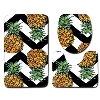 Honlaker Pineapple Pattern Bath Mat 3 Pieces/sets Toilet Mats Covers Water-absorbing Non-slip Bath Carpet Bathroom Decoration
Honlaker Pineapple Pattern Bath Mat 3 Pieces/sets Toilet Mats Covers Water-absorbing Non-slip Bath Carpet Bathroom Decoration