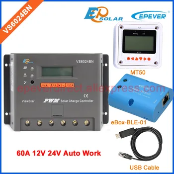 PWM EPEVER 60amp regulator for home solar panel system use VS6024BN bluetooth function Meter MT50 and USB communication cable
PWM EPEVER 60amp regulator for home solar panel system use VS6024BN bluetooth function Meter MT50 and USB communication cable