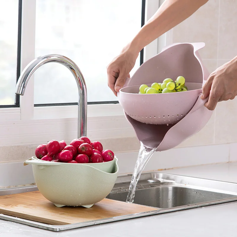 Reversible double-layer sink plastic fruit bowl Household drain washing basket kitchen Storage Box
Reversible double-layer sink plastic fruit bowl Household drain washing basket kitchen Storage Box