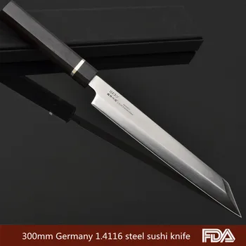 30cm Kiritsuke Japanese Sushi Kitchen Knife German 1.4116 Stainless Steel Japan Sashimi Salmon Fish Filleting Cooking 5.3W
30cm Kiritsuke Japanese Sushi Kitchen Knife German 1.4116 Stainless Steel Japan Sashimi Salmon Fish Filleting Cooking 5.3W