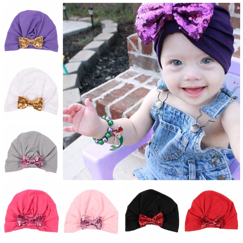 Nishine Cute Newborn Turban Hat with Sequin Bow Cotton Blend Kids Caps Beanie Top Knot Handmade Hat Birthday Christmas Gift
Nishine Cute Newborn Turban Hat with Sequin Bow Cotton Blend Kids Caps Beanie Top Knot Handmade Hat Birthday Christmas Gift