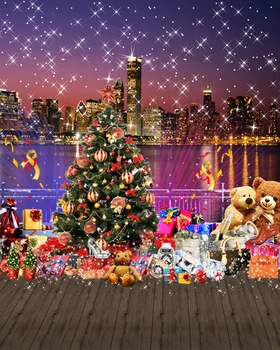 Sparkly Glitter CITY skyline River Tree XMAS background Vinyl cloth High quality Computer printed party photo backdrop 
Sparkly Glitter CITY skyline River Tree XMAS background Vinyl cloth High quality Computer printed party photo backdrop