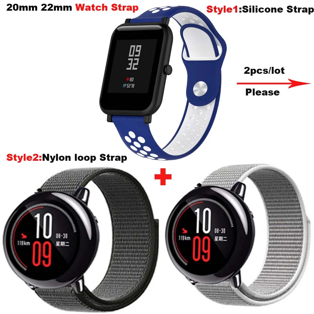 for Amazfit Smart Watch Strap 20mm 22mm Pulsera Correa for Huami Amazfit Pace Stratos 2 Bip Lite Bracelet Band for Samsung Gear
for Amazfit Smart Watch Strap 20mm 22mm Pulsera Correa for Huami Amazfit Pace Stratos 2 Bip Lite Bracelet Band for Samsung Gear