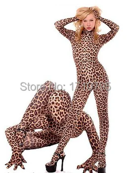 Hot Sale Leopard Lycra Zentai Fullbody Catsuit Sexy Halloween Suit free shipping
Hot Sale Leopard Lycra Zentai Fullbody Catsuit Sexy Halloween Suit free shipping