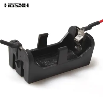 1pcs/lot 4.1CM*2CM*1.7CM Plastic Case black battery Holder With 2" Wire Lead For Protective Holder For 3V Battery Storage Box
1pcs/lot 4.1CM*2CM*1.7CM Plastic Case black battery Holder With 2" Wire Lead For Protective Holder For 3V Battery Storage Box