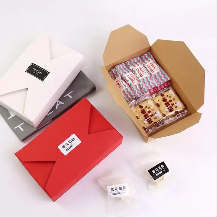 10pcs Simple Envelope Style Paper Box Brown Kraft Paper Candy Box White Cardboard Packaging Box For Cookie Biscuits Gift Box
10pcs Simple Envelope Style Paper Box Brown Kraft Paper Candy Box White Cardboard Packaging Box For Cookie Biscuits Gift Box