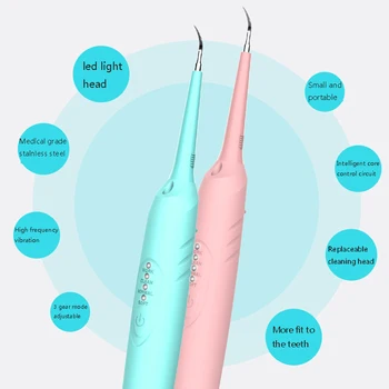 Electric Dental Scaler Tooth Calculus Remover Tooth Stains Tartar Tool Dentist Whiten Teeth Health Hygiene ultrasonido dental
Electric Dental Scaler Tooth Calculus Remover Tooth Stains Tartar Tool Dentist Whiten Teeth Health Hygiene ultrasonido dental