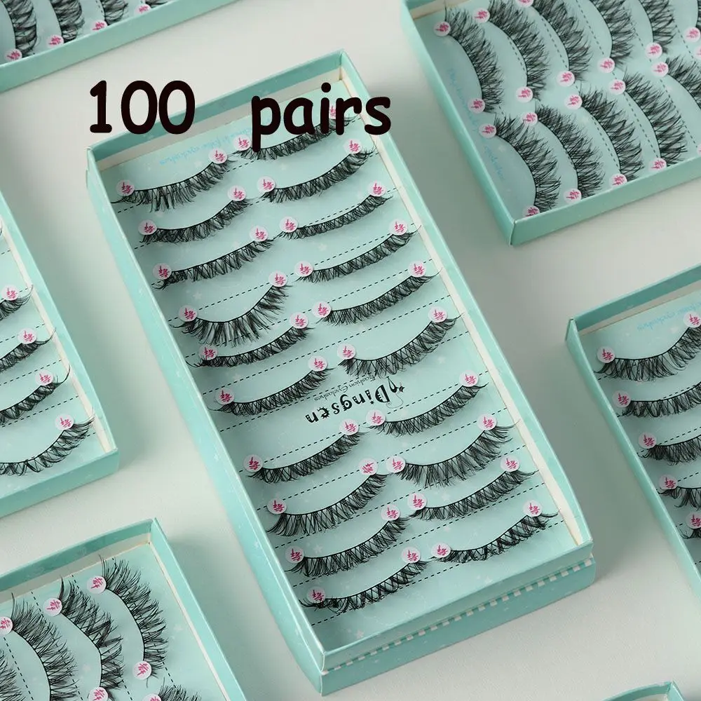 10 Boxes/100 Pairs Imported Silk Protein Fiber False Eyelashes Thick Cross Long Natural Style Eye Lash Extension Makeup Tools
10 Boxes/100 Pairs Imported Silk Protein Fiber False Eyelashes Thick Cross Long Natural Style Eye Lash Extension Makeup Tools