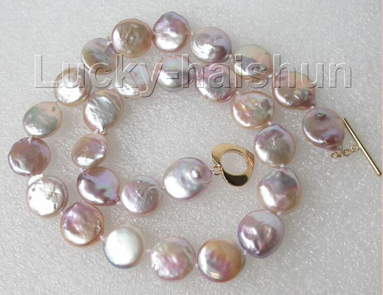 FREE shipping>>>>natural 17" 14mm purple coin fastener freshwater pearls necklace j8732 6.07
FREE shipping>>>>natural 17" 14mm purple coin fastener freshwater pearls necklace j8732 6.07