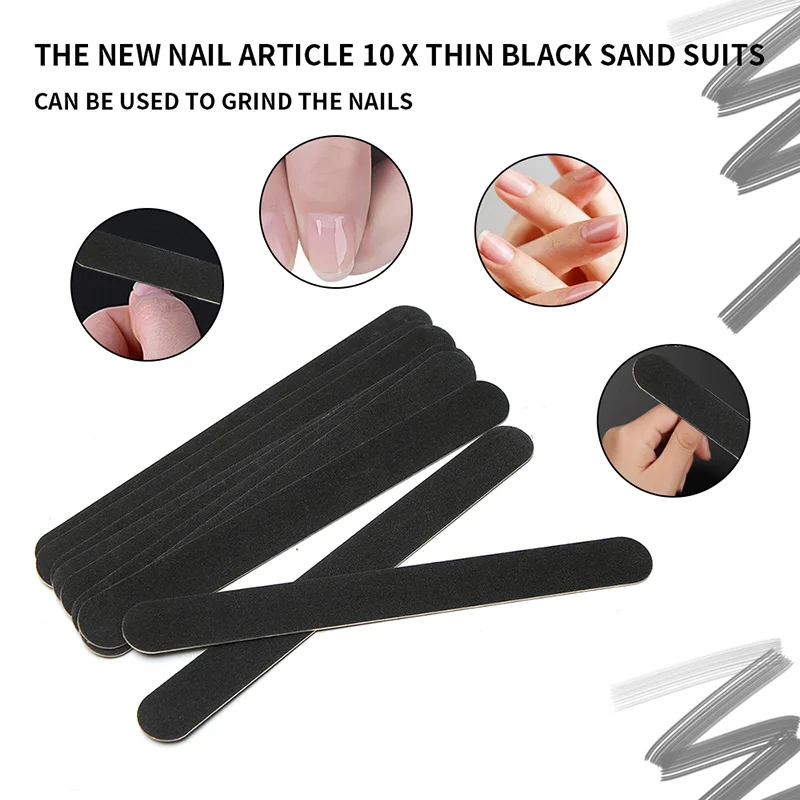 10pcs Nail File Buffer Black Polishing Grinding Sanding Grind Durable Manicure Tool NShopping
10pcs Nail File Buffer Black Polishing Grinding Sanding Grind Durable Manicure Tool NShopping