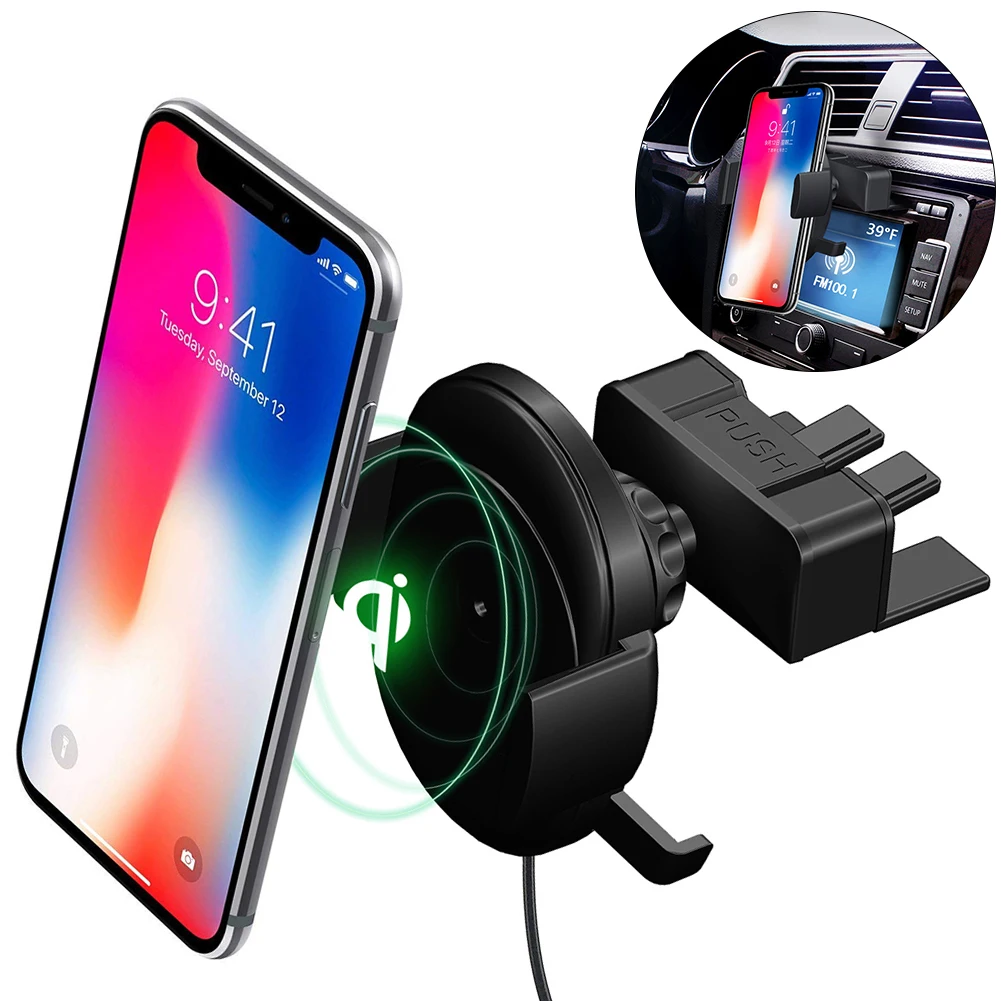 Car QI Wireless Charger CD Slot Mount Holder For iPhone XS MAX XR X 10W Fast Charging Car Stand For Samsung S10 Plus Huawei P30
Car QI Wireless Charger CD Slot Mount Holder For iPhone XS MAX XR X 10W Fast Charging Car Stand For Samsung S10 Plus Huawei P30