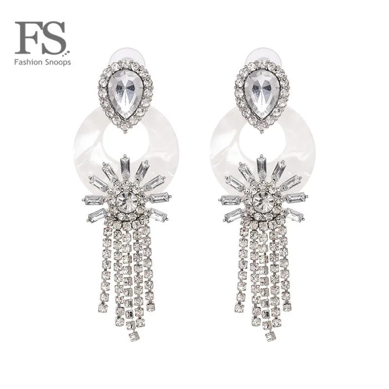 FASHIONSNOOPS Brand Ethnic Long Tassel Earrings Women 2019 Boho Shiny Crystal Rhinestone Drop Women Statement Party Jewelry
FASHIONSNOOPS Brand Ethnic Long Tassel Earrings Women 2019 Boho Shiny Crystal Rhinestone Drop Women Statement Party Jewelry