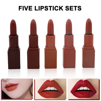 5 Pcs Lipstick Matte Long Lasting Portable Makeup Cosmetic for Women Lady HJL2019
5 Pcs Lipstick Matte Long Lasting Portable Makeup Cosmetic for Women Lady HJL2019