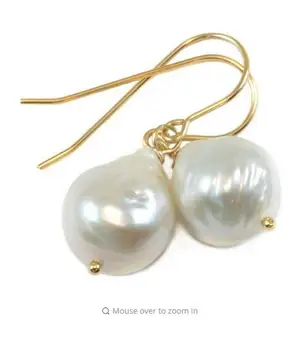 >>>>noble jewelry Baroque Pearl Earrings 14k goldfilled Pearls Silvery White High Luster Drops
>>>>noble jewelry Baroque Pearl Earrings 14k goldfilled Pearls Silvery White High Luster Drops