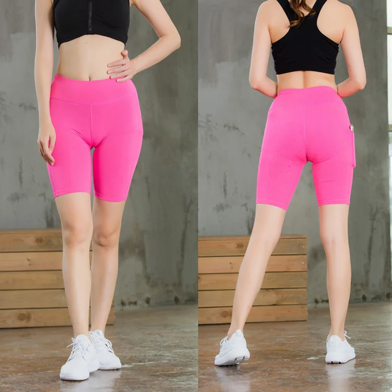 Women Sports Shorts Elastic Breathable Side Pockets Tight Fiveth Pants for Sports WHShopping
Women Sports Shorts Elastic Breathable Side Pockets Tight Fiveth Pants for Sports WHShopping