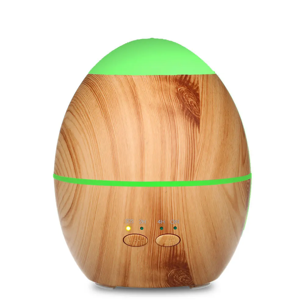 

12W 300ML Aromatherapy Essential Oil Diffuser Wood Grain Colorful LED Lights Ultrasonic Cool Mist Air Aroma Humidifier