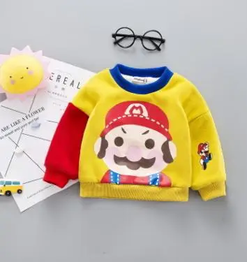 Cartoon Children's Pullover Sweatshirts 2019 Autumn Winter Plus Velvet Thickening Sanding Baby Girl Boy Clothes SY-F185010
Cartoon Children's Pullover Sweatshirts 2019 Autumn Winter Plus Velvet Thickening Sanding Baby Girl Boy Clothes SY-F185010