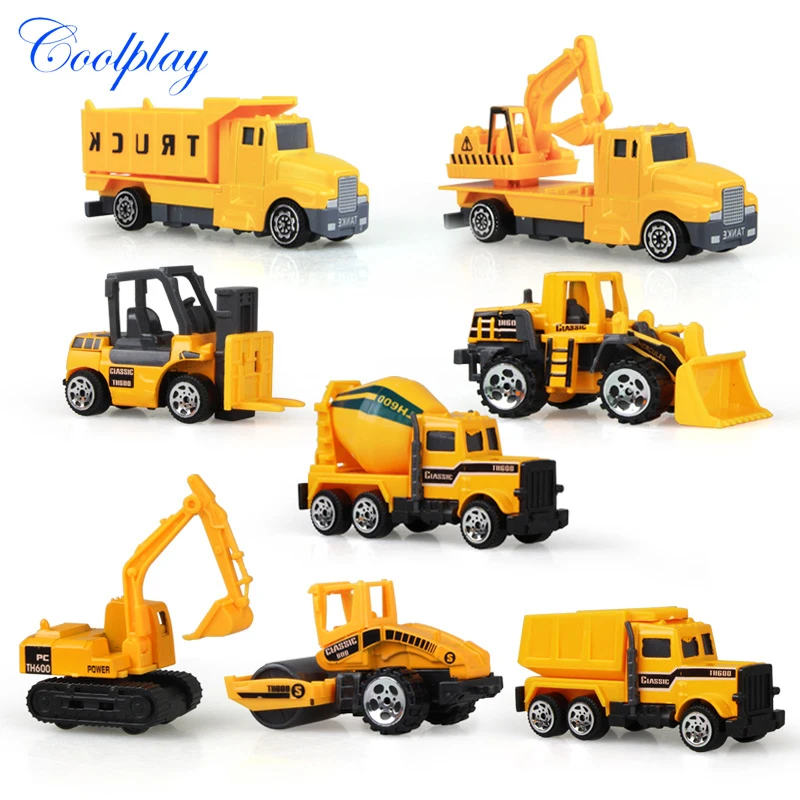 Coolplay 8Pcs/Set Mini Alloy Engineering Car Model Tractor Toy Dump Truck Model Classic Toy Vehicles Mini Gift For Boys
Coolplay 8Pcs/Set Mini Alloy Engineering Car Model Tractor Toy Dump Truck Model Classic Toy Vehicles Mini Gift For Boys