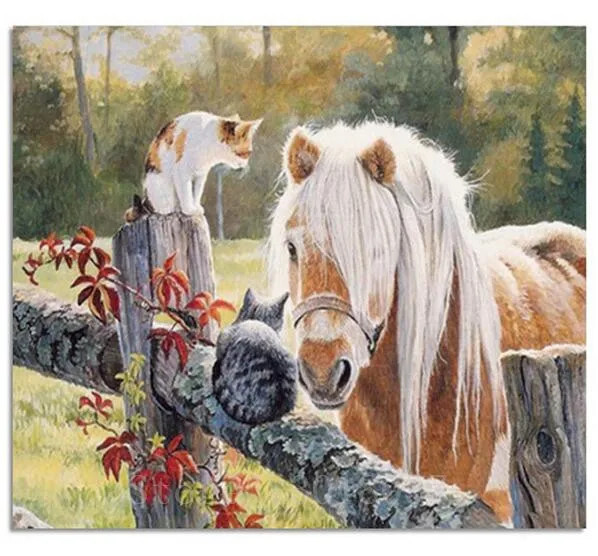 Diamond Mosaic Diy Diamond Embroidery Two Cats & Horses The Woods Full Diamond Painting Cross Stitch Rhinestone Home Decoration
Diamond Mosaic Diy Diamond Embroidery Two Cats & Horses The Woods Full Diamond Painting Cross Stitch Rhinestone Home Decoration