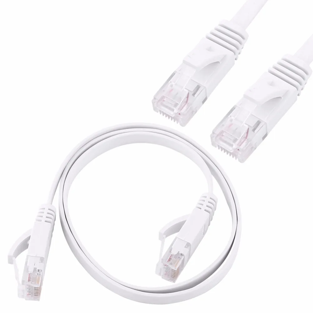 1/2/3/5/10M White Flat Ethernet Cable High Speed RJ45 CAT6 Ethernet Network LAN Cable Cord for Router Computer Laptop Smart TV
1/2/3/5/10M White Flat Ethernet Cable High Speed RJ45 CAT6 Ethernet Network LAN Cable Cord for Router Computer Laptop Smart TV