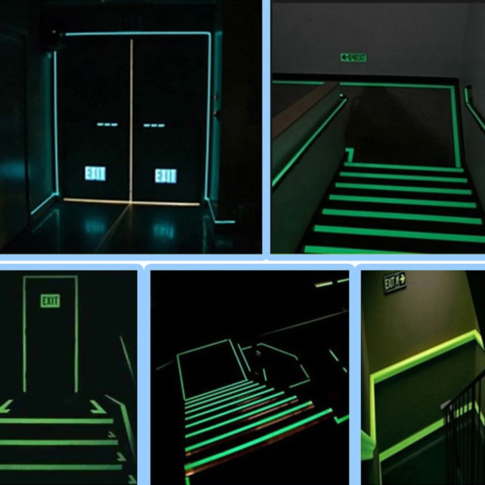 Luminous Tape Night Vision Glow In Dark Self-adhesive Warning Tape Safety Security Home Decoration Tapes
Luminous Tape Night Vision Glow In Dark Self-adhesive Warning Tape Safety Security Home Decoration Tapes