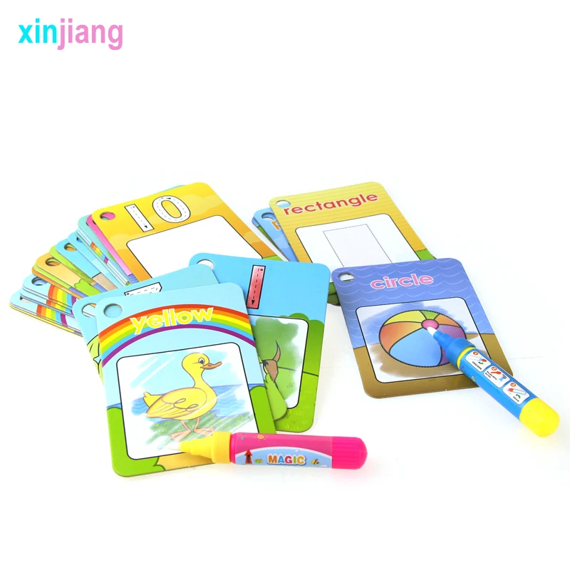 26PCS Numbers Water Drawing Learning Card & 2 Magic Pen Painting Board Doodle Mat Early Learning Educational Toys For Kids }
26PCS Numbers Water Drawing Learning Card & 2 Magic Pen Painting Board Doodle Mat Early Learning Educational Toys For Kids }